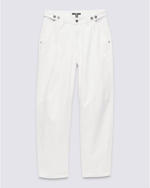Vans White Curbside Trousers