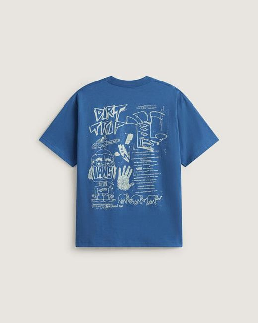 Vans Blue Dirt Trip Ss Tee True for men