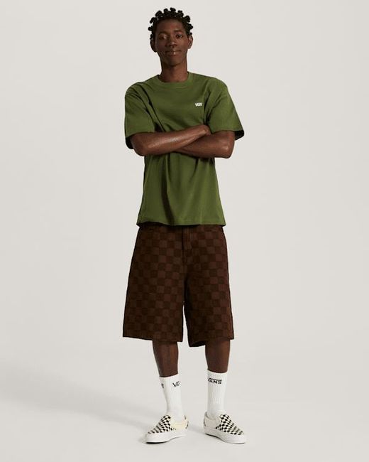 Vans Green Left Chest Ii Logo T-Shirt for men