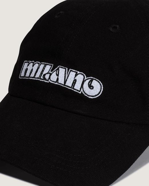 Vans Black Milano Half Box Curved Bill Jockey Hat for men