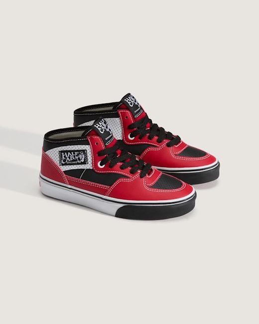 Vans Red Youth Half Cab Decon Shoes (8-14 Years)
