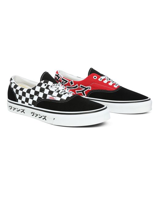 Vans Japanese Type Era Shoes in Red | Lyst UK