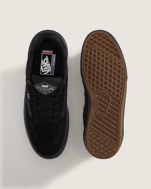Vans Black Skate Kyle Walker Wafflecup Shoes for men