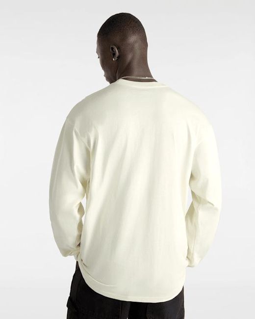 Vans Property Of Tee Met Lange Mouwen, Grootte in het Natural voor heren