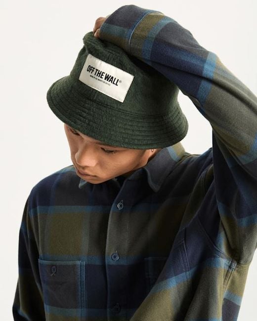 Vans Green Hildy Bucket Hat for men