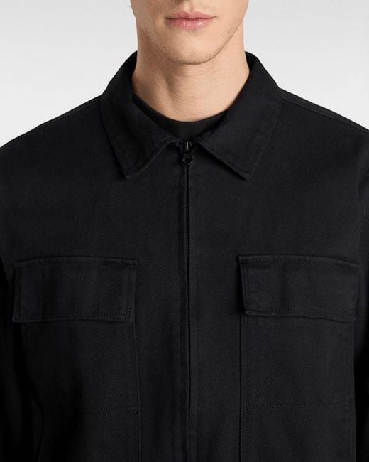 Vans Blue Mcavoy Zip Station Jacket for men