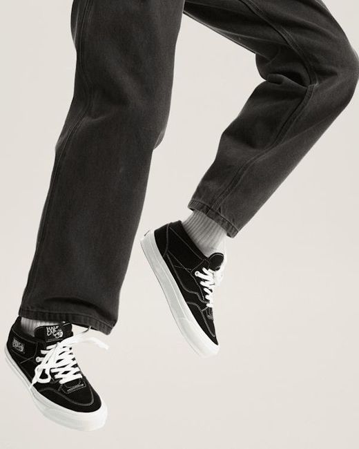Vans Black Premium Half Cab Shoes for men