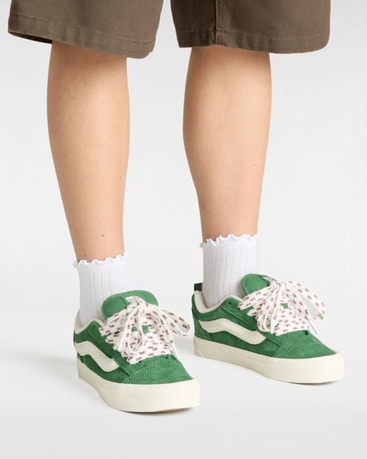 Vans Green Knu Skool Shoes for men