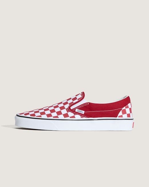 Vans Slip-On Checkerboard Schuhe, Herren, Größe in White für Herren
