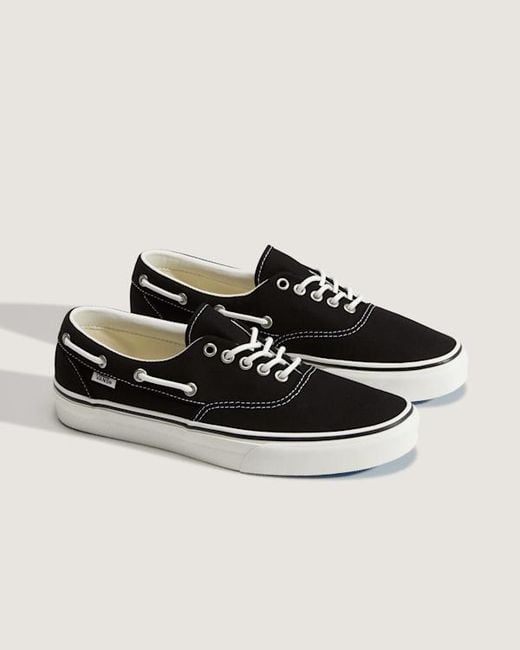 Vans Black Authentic Boat Shoes for men