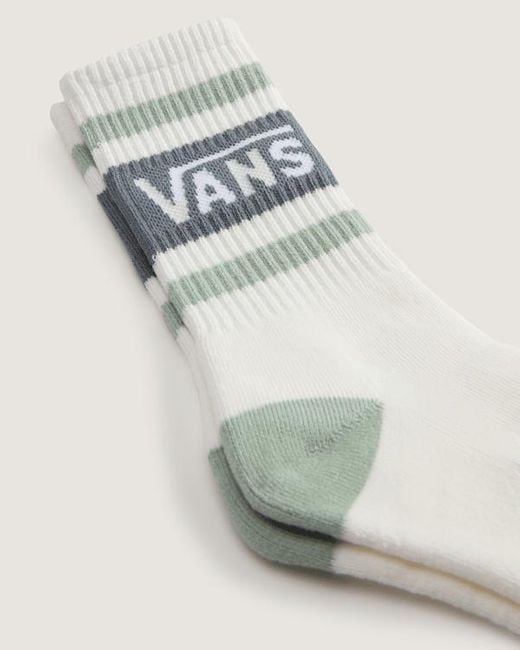 Vans Drop V Crew Kindersokken (1 Paar) Grootte: Xs (31-34​ in het White