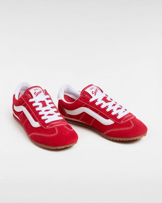 Vans Red Super Lowpro Shoes for men