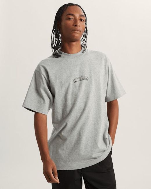 Vans Buckled Tee, Grootte in het Gray voor heren