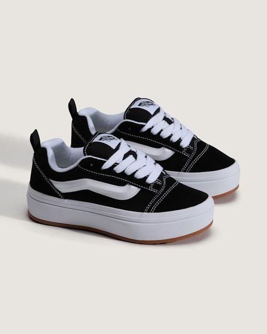 Vans Black Knu Skool Platform Lite Shoes for men