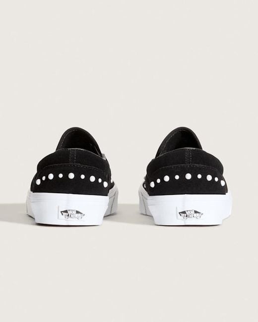 Vans White Classic Slip-On Shoes for men