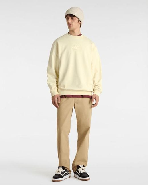 Sudadera Blocked Box, Hombre, Talla Vans de hombre de color Natural
