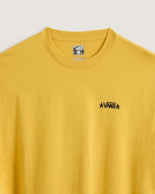 Vans Yellow Skate Hug T-Shirt for men