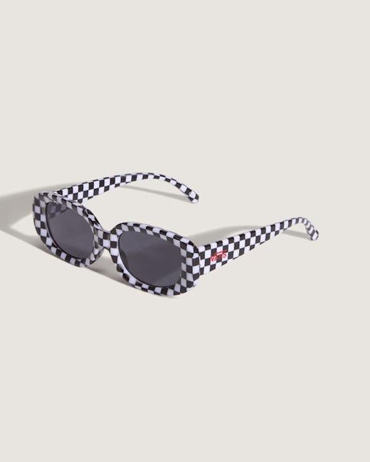 Vans Blue Checkerboard Wheeling Sunglasses for men