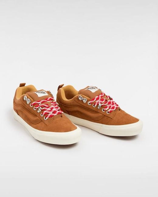 Vans Brown Knu Skool Shoes for men