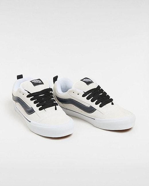 Vans White Knu Skool Shoes