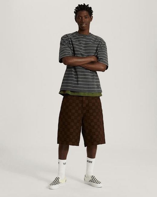 Vans Blue X Rowan Z Stripe T-Shirt for men