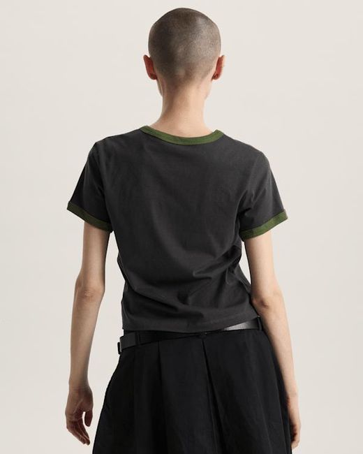 Vans Black Circle V Ringer Tee