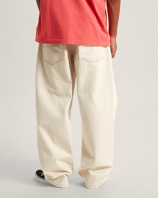Vans Natural Premium Check-5 Loose Denim Trousers for men