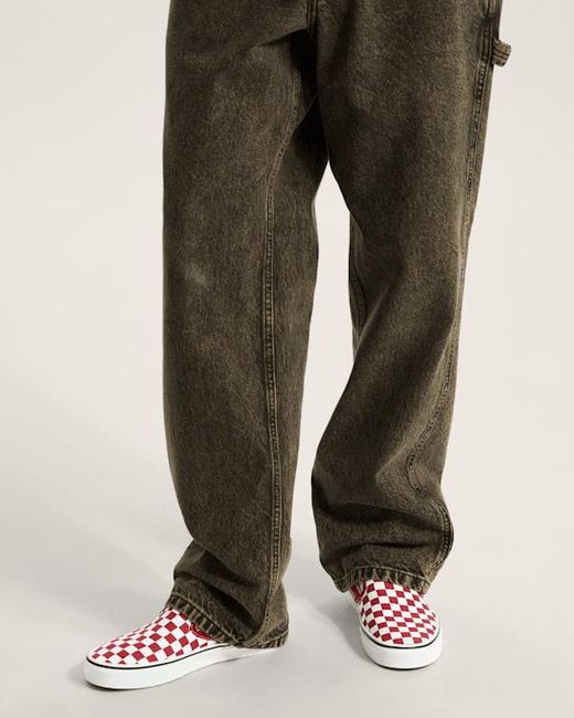 Vans Slip-On Checkerboard Schuhe, Herren, Größe in White für Herren