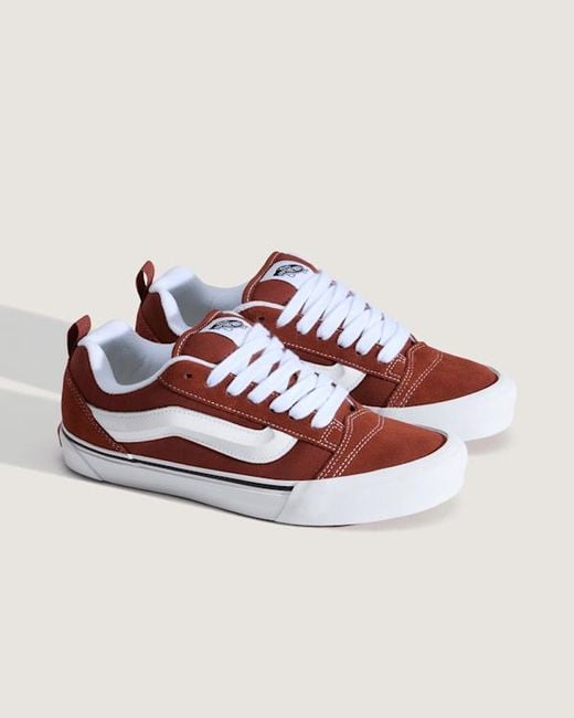 Vans Brown Knu Skool Shoes for men