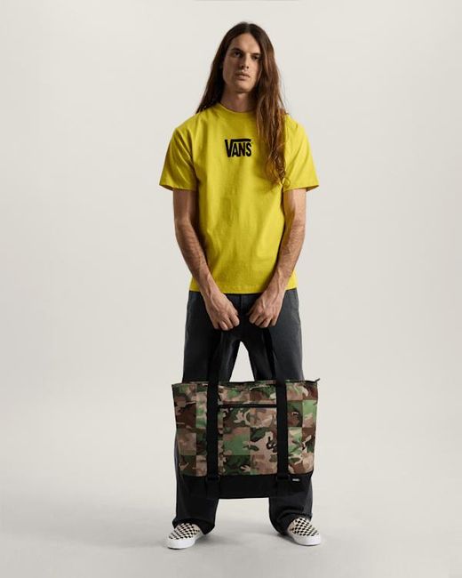 Vans Yellow Stretch Logo T-Shirt for men
