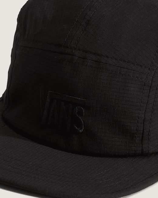 Vans Black Stretch Logo Camper Hat for men