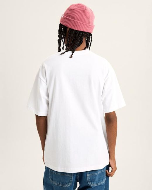 Vans White Happy Spike Short Sleeves for men
