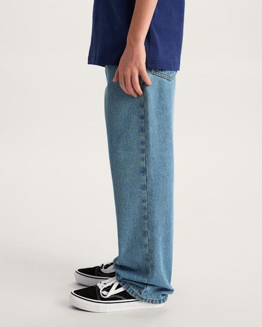 Vans Blue Kids Check-5 Loose Denim Trousers (8-14 Years)
