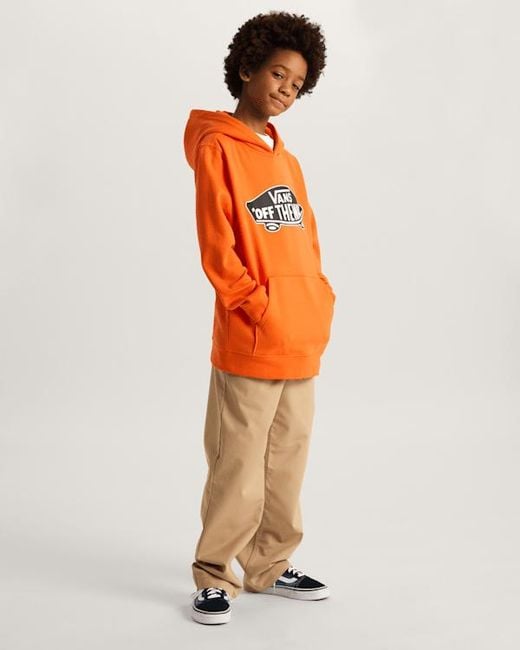 Vans Orange Style 76 Pullover Hoodie (8-14 Years)