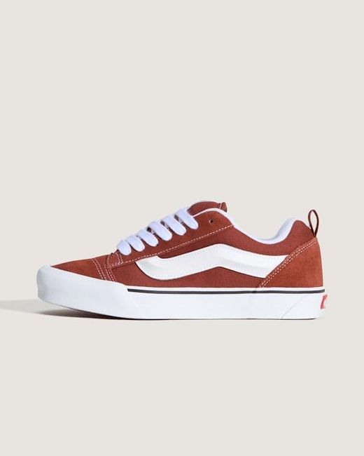 Vans Brown Knu Skool Shoes for men