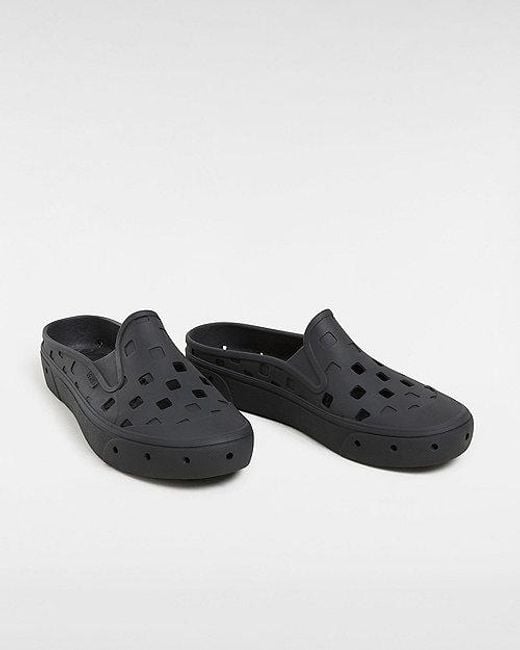 Vans Black Slip-on Mule Trk Shoes