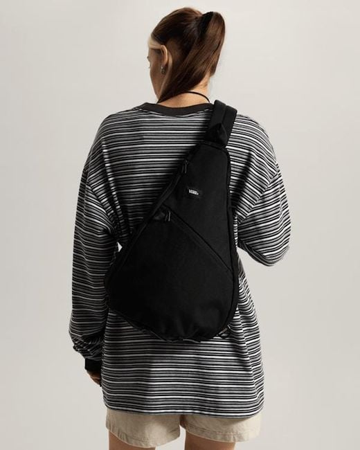 Vans Black Reach Sling Crossbody Bag for men
