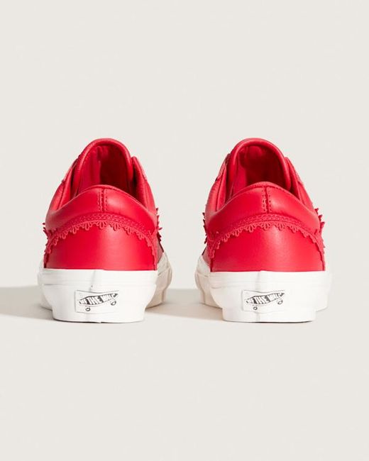 Vans Red Premium Old Skool Shoes for men