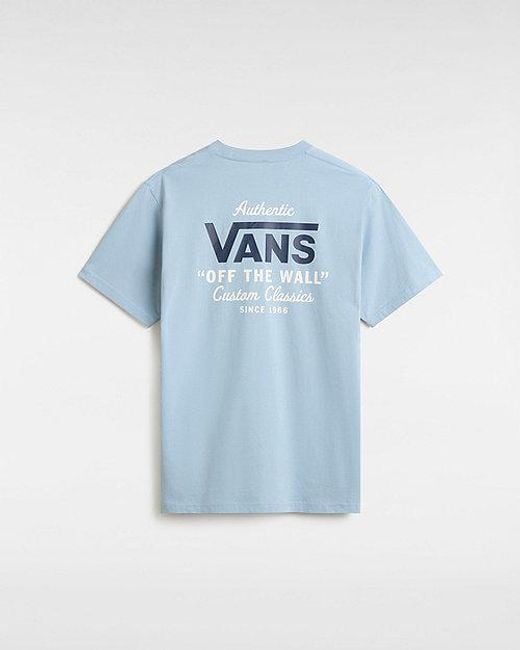 Vans Blue Holder St Classic T-shirt for men