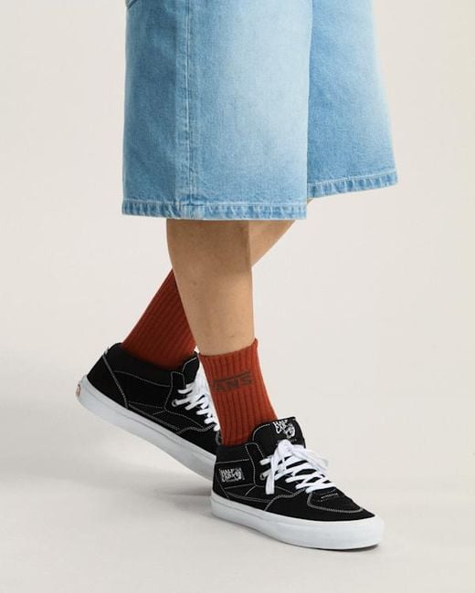 Vans White Skate Half Cab Shoes for men