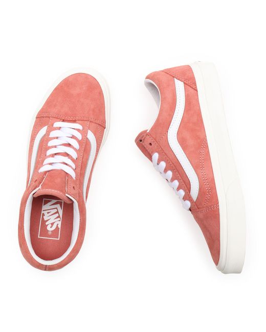 vans rose daim