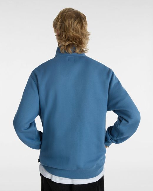 Vans Lowered Quarter Zip Sweatshirt in Blue für Herren