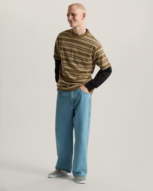 Vans Natural Ringer Striped Knit Shirt for men