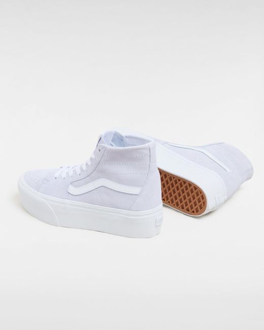 Vans White Sk8-hi Tapered Stackform Schuhe