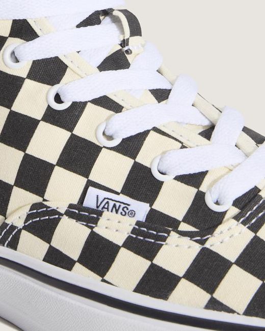 Vans Natural Authentic Hi 2.0 Checkerboard Shoes for men