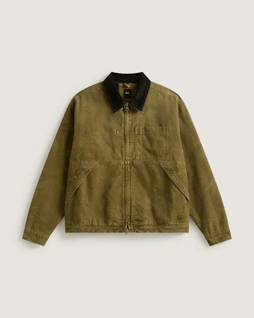 Vans Green Nico Chore Canvas Jacket for men