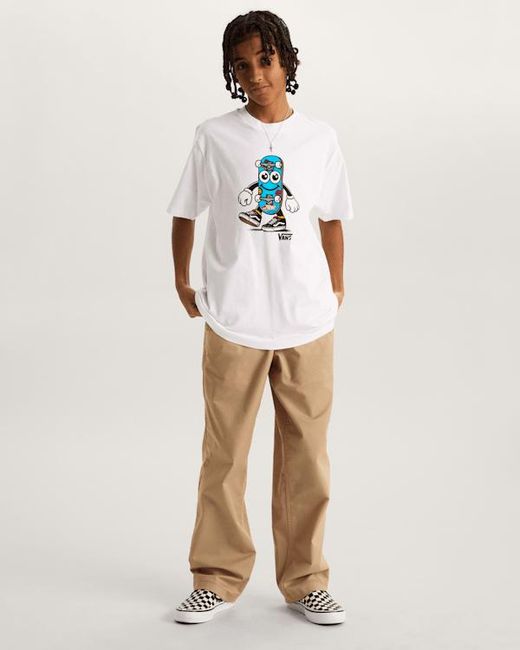 Vans White Lil Roller T-Shirt (8-14 Years)