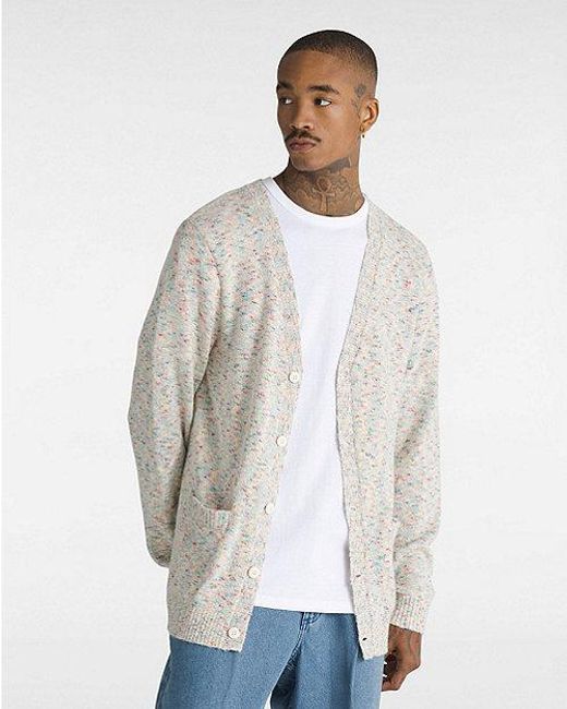 Vans White Together As Ourselves Cardigan Sweater for men