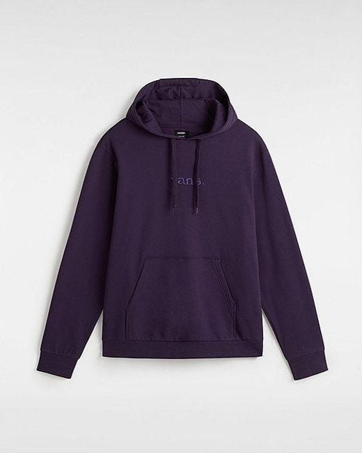 Vans Purple Essential Relaxed Pullover Hoodie (Gothic Grape) for men