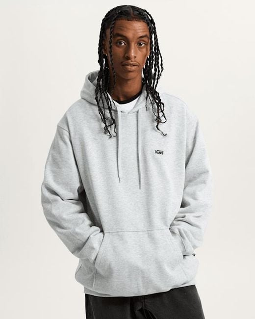 Felpa Con Cappuccio Left Chest Ii, Uomo, Taglia di Vans in Gray da Uomo